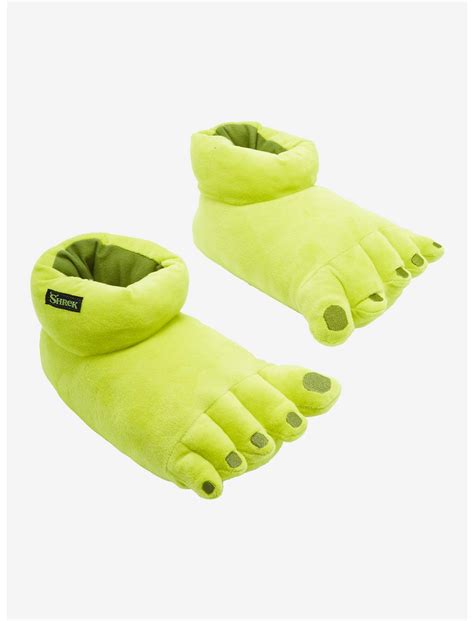 Shrek Feet Plush Slippers | Hot Topic