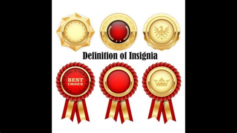 Definition of Insignia - YouTube