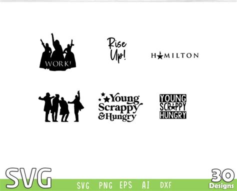 Hamilton Svg Bundle SVG PNG JPG DXf Instant Download For | Etsy