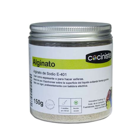 Alginato de Sodio - 150g Cocinista | www.cocinista.es