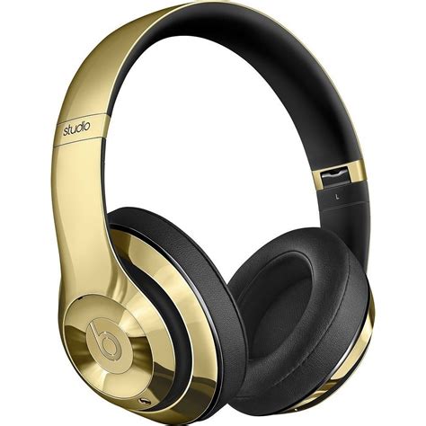 Beats by Dre Limited Edition Gloss Gold Headphones and Pill 2.0