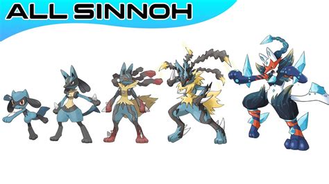 Pokemon Sinnoh Starters Mega Evolutions