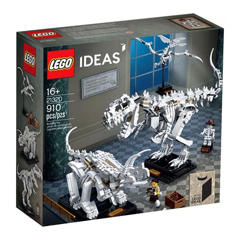 Build Your Own Dinosaur Skeletons with This LEGO Ideas Fossils Set