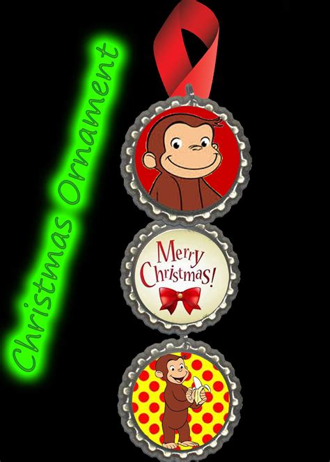 Curious George christmas ornament christmas tree decorations | Etsy