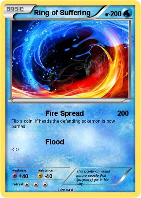 Pokémon Ring of Suffering - Fire Spread - My Pokemon Card