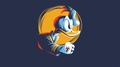 2560x1440 Donald Duck Minimal Art 4k 1440P Resolution ,HD 4k Wallpapers,Images,Backgrounds ...