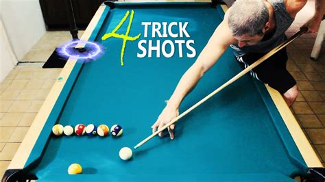 4 Pool Trick Shots: Volume 17 - YouTube