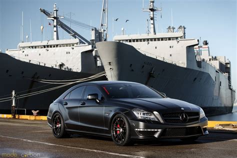 Matte Black Mercedes-Benz CLS63 AMG S by Mode Carbon | Mercedes benz cls, Black mercedes benz, Benz