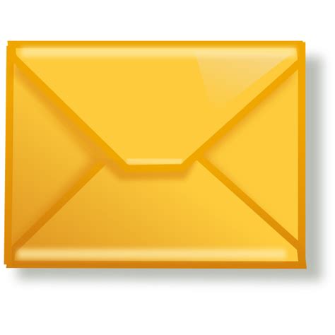 yellow mail | Free SVG