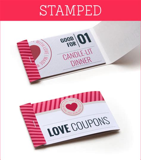 Paper Paper & Party Supplies Templates Editable Love Coupons For Him ...