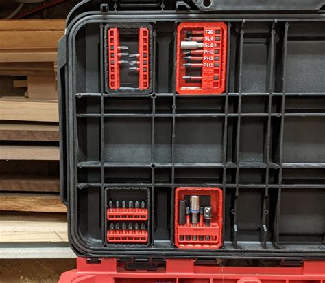 Bit Trays for Milwaukee Packout Rolling Toolbox – 3D Prints