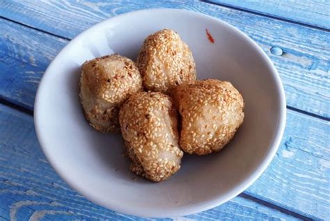 How To Make Deep-Fried Sesame Balls (Vegan) - Jackie M