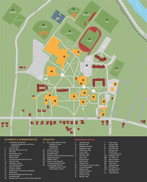 Printable Campus Map | About Ursinus | Ursinus College