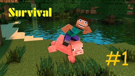 Minecraft:Survival-EP1-Ghost Pig & Diamonds - YouTube