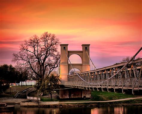 Historic Waco Suspension Bridge - photo by Wendell Samford - 2013 photo ...