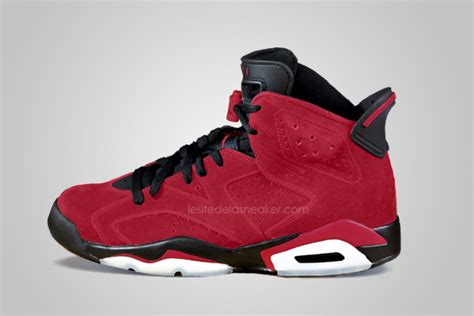 Air Jordan 6 Red Suede - Le Site de la Sneaker