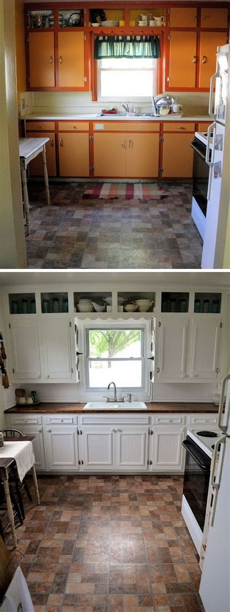 Before and After: 25+ Budget Friendly Kitchen Makeover Ideas