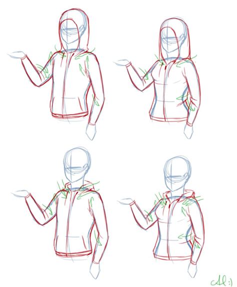 Art and Reference point | Drawing clothes, Drawing tips, How to draw hoodies