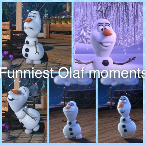 OMG! Funniest Olaf moments it works every time if you pause a movie it ...