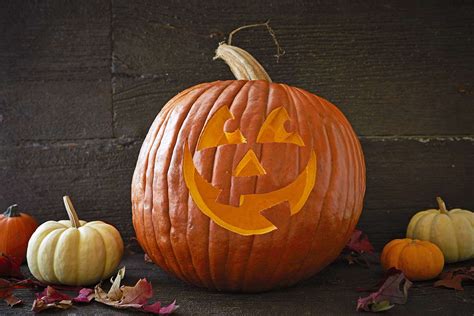 22 Free Face Stencils for Fun Halloween Pumpkin Carving | Better Homes ...