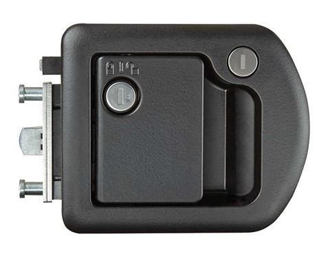 Trimark RV Door Locks with Dead Bolt Black 060-1650