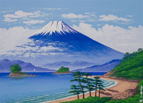 Mt Fuji Painting at PaintingValley.com | Explore collection of Mt Fuji ...