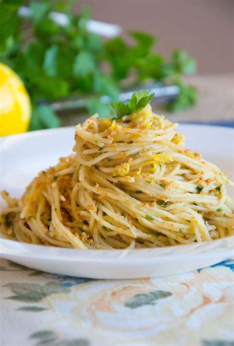 Lemon Capellini with Bottarga Sauce : Italian Recipe Book