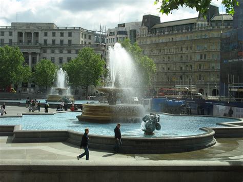 Trafalgar Square Fountains, London | The fountains in Trafal… | Flickr