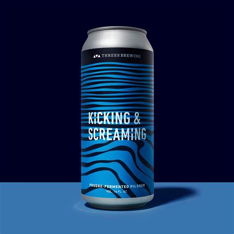 Threes Brewing | Kicking & Screaming | Brewing, Beer brands, Pilsner