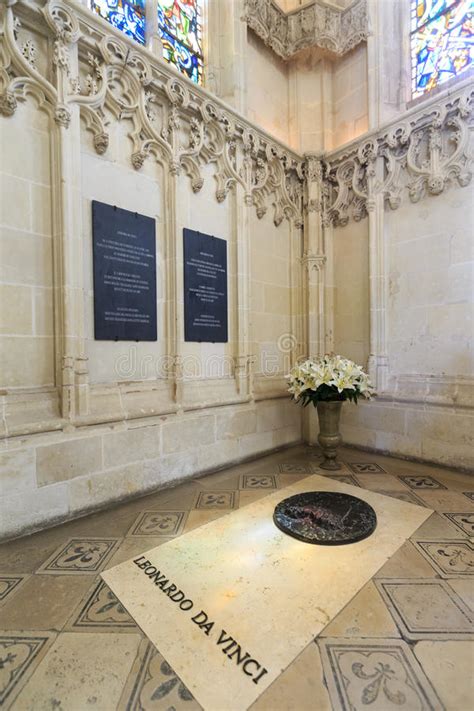 Leonardo Da Vinci Tomb in Chateau D`Amboise Editorial Photography ...