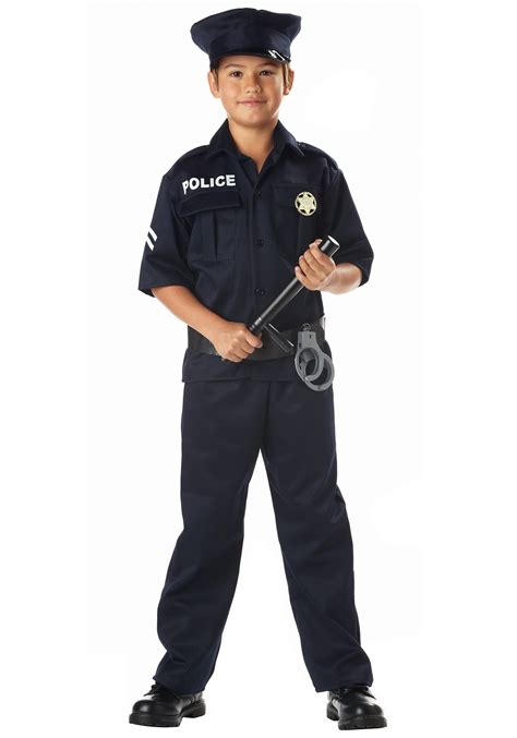 Kids' Classic Police Officer Deluxe Costume | ubicaciondepersonas.cdmx ...