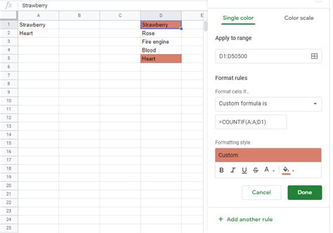 Conditional formating across different sheets w custom formula - Stack Overflow