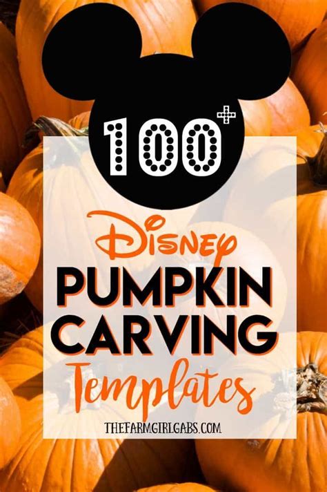 100+ FREE Disney Pumpkin Carving Patterns | Disney pumpkin carving templates, Pumpkin carving ...