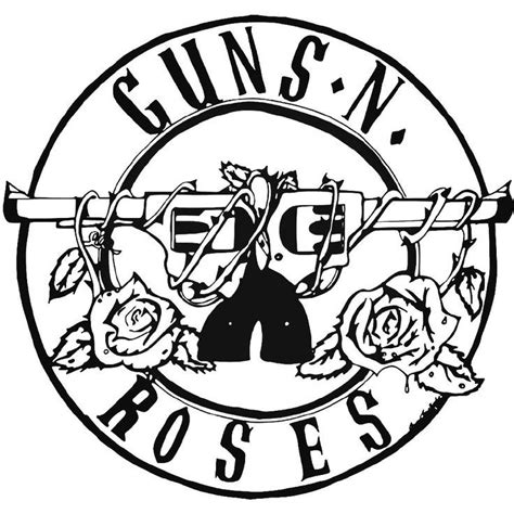 Guns N Roses Rock Band Logo Vinyl Decal Sticker BallzBeatz . com ...