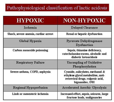 EM Didactic: Hyperlactatemia and Lactic Acidosis