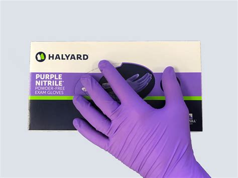 Gloves – Nitrile (Purple) - Medium - A-1 Medical Integration