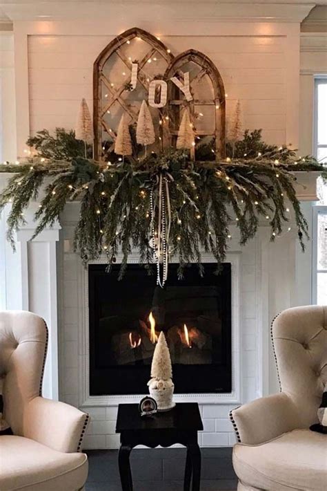 42 Most Beautiful Christmas Fireplace Decorations | Christmas fireplace decor, Christmas mantel ...