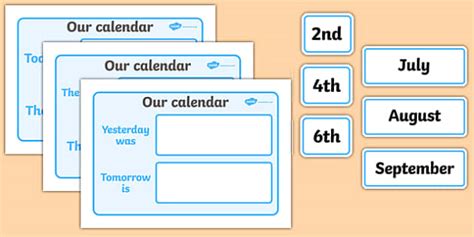 Classroom Calendar Display | Primary Resources - Twinkl