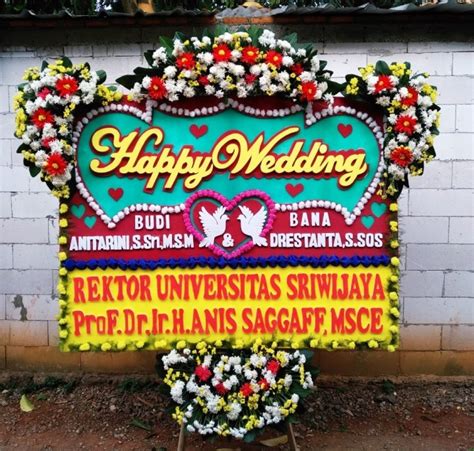 Tulisan yang Sering Digunakan pada Papan Bunga Pernikahan - Wedding Market