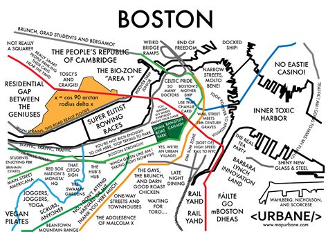 Urbane's Map of Boston... Pretty spot on, I'd say. : r/boston