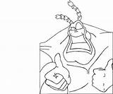 Tick Coloring Pages sketch template