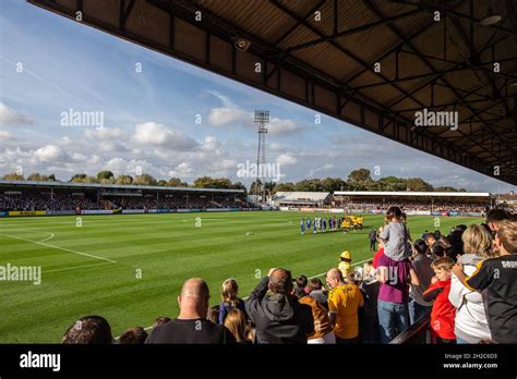 Cambridge united abbey stadium stand hi-res stock photography and ...