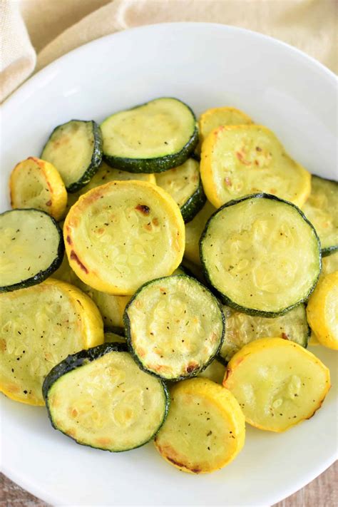 Air Fryer Yellow Squash & Zucchini - Watch Learn Eat