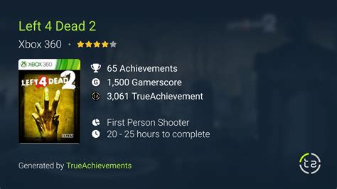 Left 4 Dead 2 Achievements | TrueAchievements