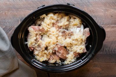 Slow Cooker Ribs, Potatoes and Sauerkraut - The Magical Slow Cooker