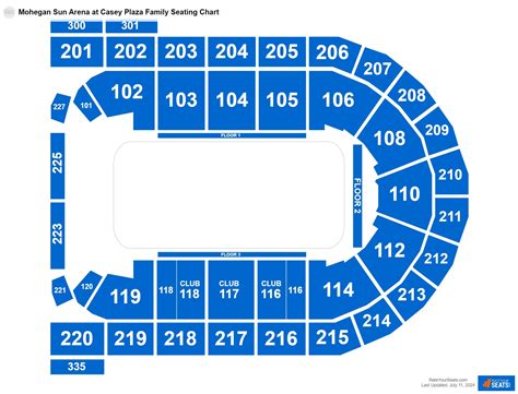 Mohegan Sun Arena at Casey Plaza Seating Charts - RateYourSeats.com