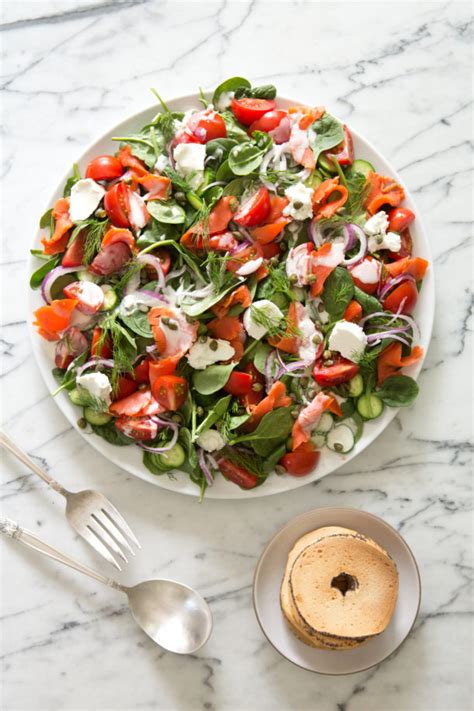 Deconstructed Bagel and Lox Salad Recipe - Pamela Salzman