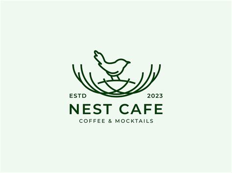 Nest Cafe Logo by Kuru Pixels on Dribbble