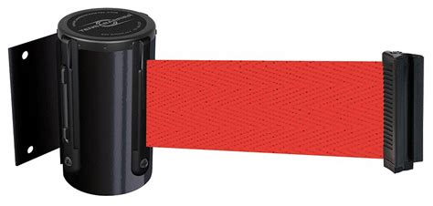 TENSABARRIER Retractable Belt Barrier, Red - 3YJR3|896-STD-33-MAX-NO ...