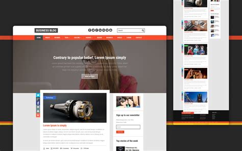 Business Blog Blogging Website Template » W3Layouts